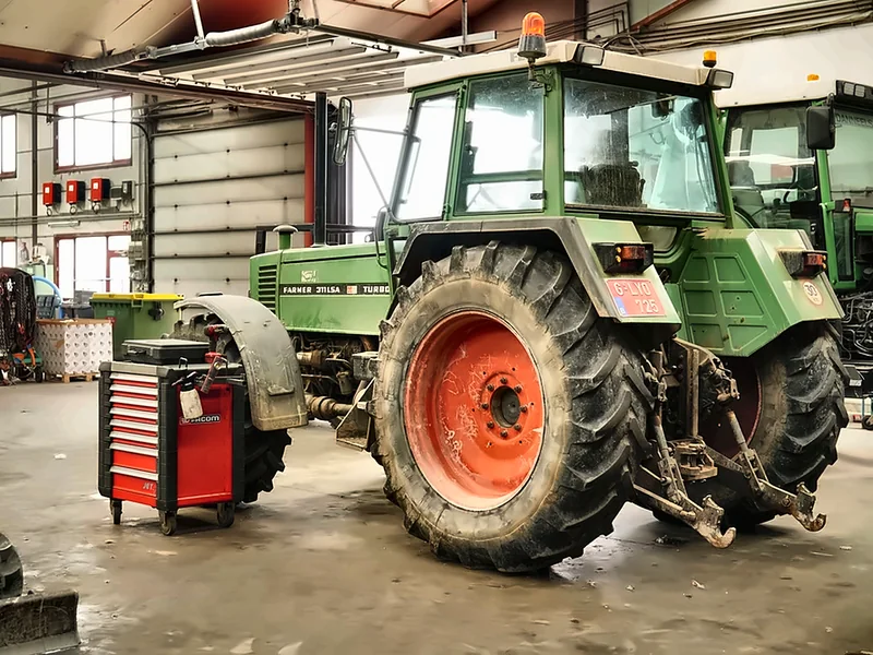 Tractors repair workshops